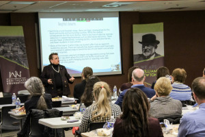 Dickey presents in Winfield